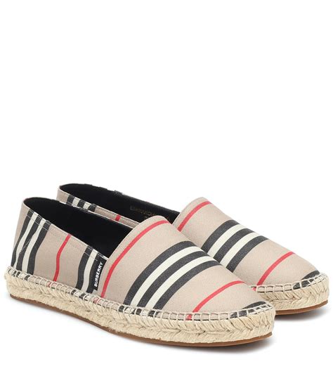 burberry icon stripe espadrilles|Burberry espadrille wedges.